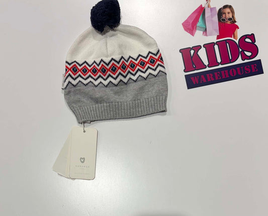 Not Used Korango White, Grey, Orange, Blue Beanie (Baby)