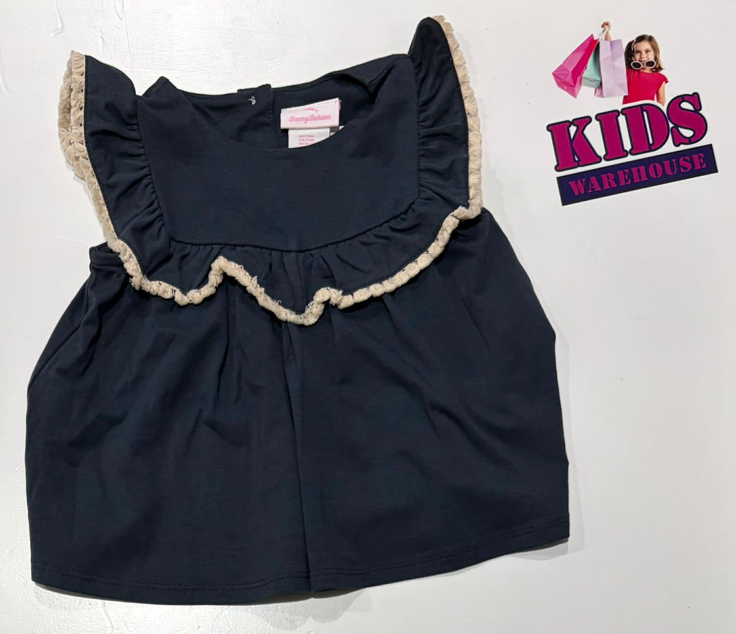 Not Used Tommy Bahama Black & White Top Size 2