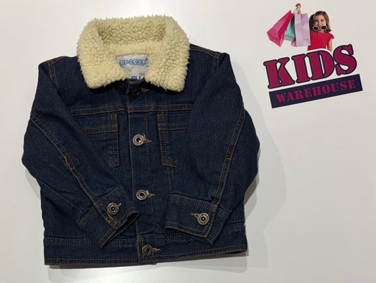Crecen Denim, Fleece Lined Jacket Size 0