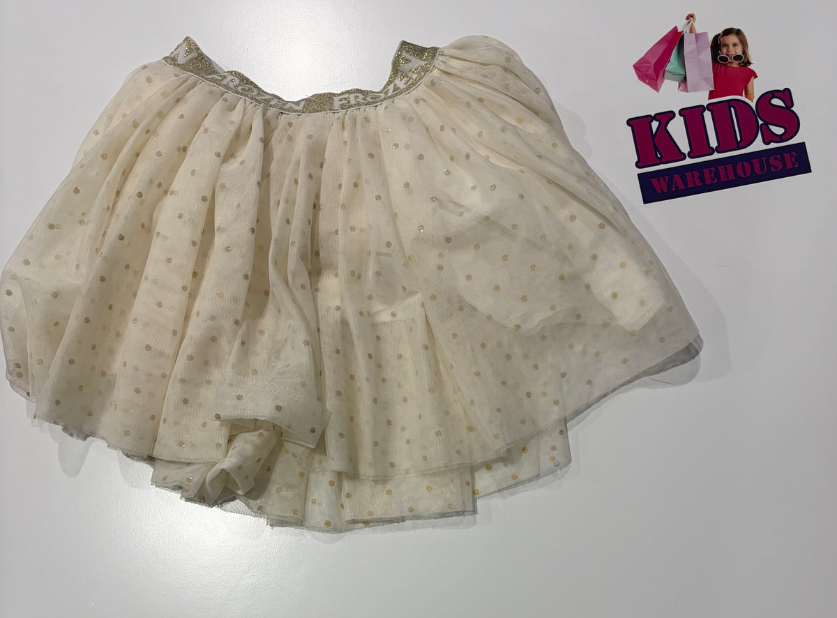 Disney Frozen 2 Cream Skirt Size 5