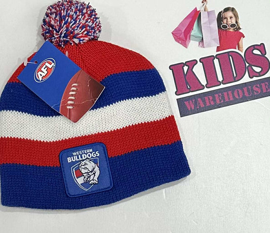 NEW AFL Western Bulldogs Print Beanie