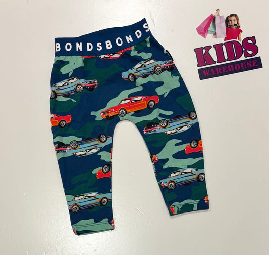 Bonds Blue, Car Print Pants Size 00