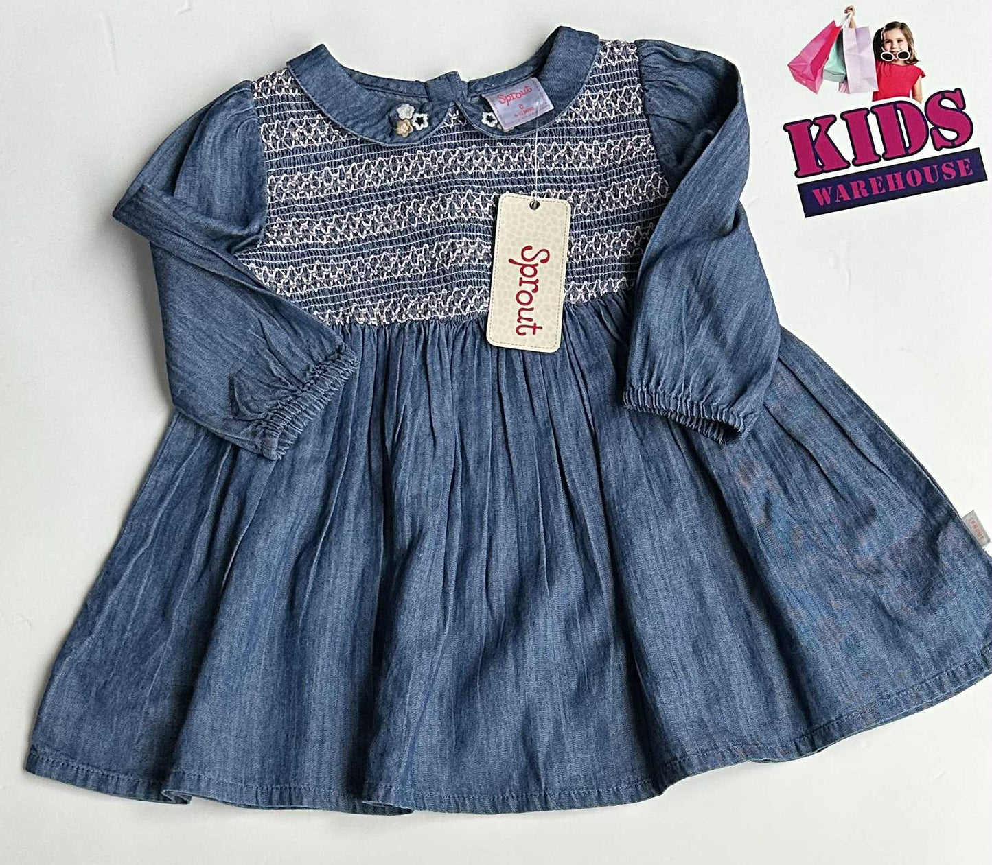 Sprout Denim, Pink Dress Size 0 RRP $34.95
