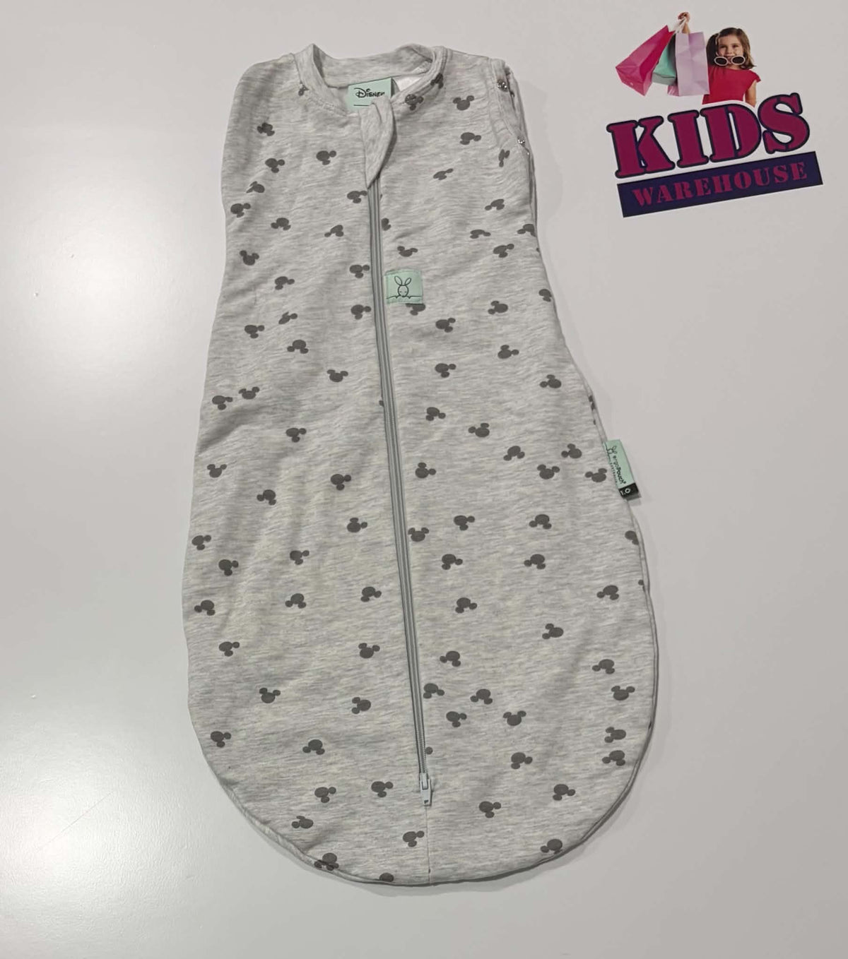 Disney x ErgoPouch Australia White Mickey Mouse Print Size  000 TOG 1