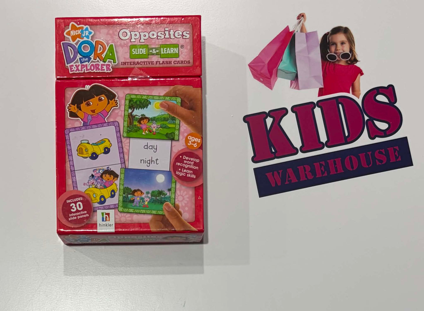 Dora The Explorer Interactive Flash Cards 'Opposites' Deck