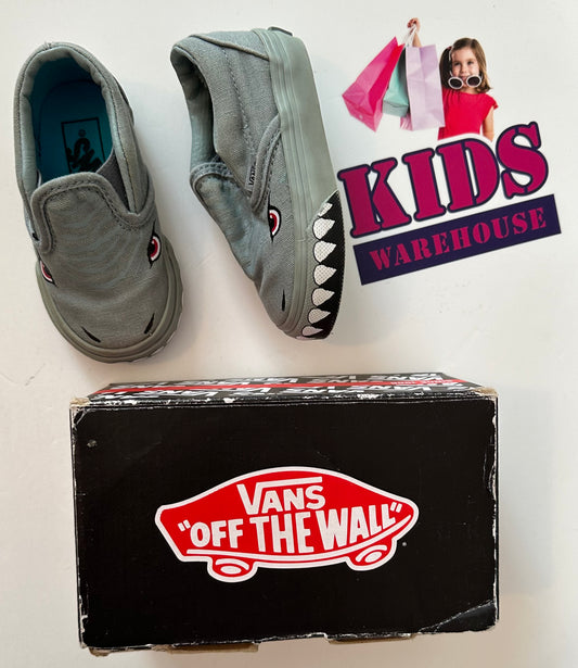 Vans “Off the Wall” Crocodile Print canvas Shoes Size 4 (Toddler)