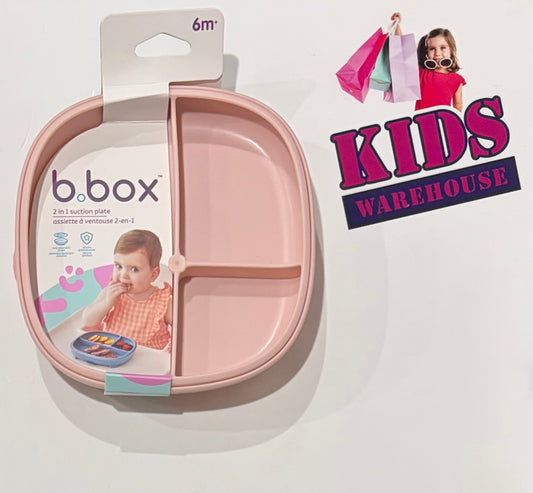NEW B.Box Pink 2 In 1 Suction Plate