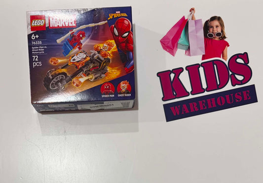 Not Used Lego Spiderman vs Ghost Rider Motorcycle Toy
