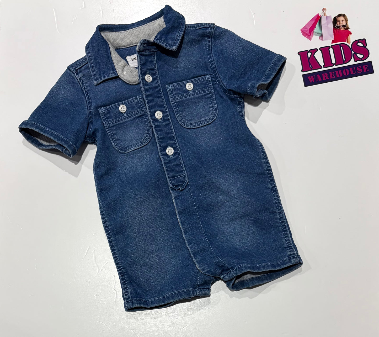 Just Jeans Soft Denim Jumpsuit Size 0
