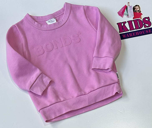 Bonds Pink Jumper Size 00