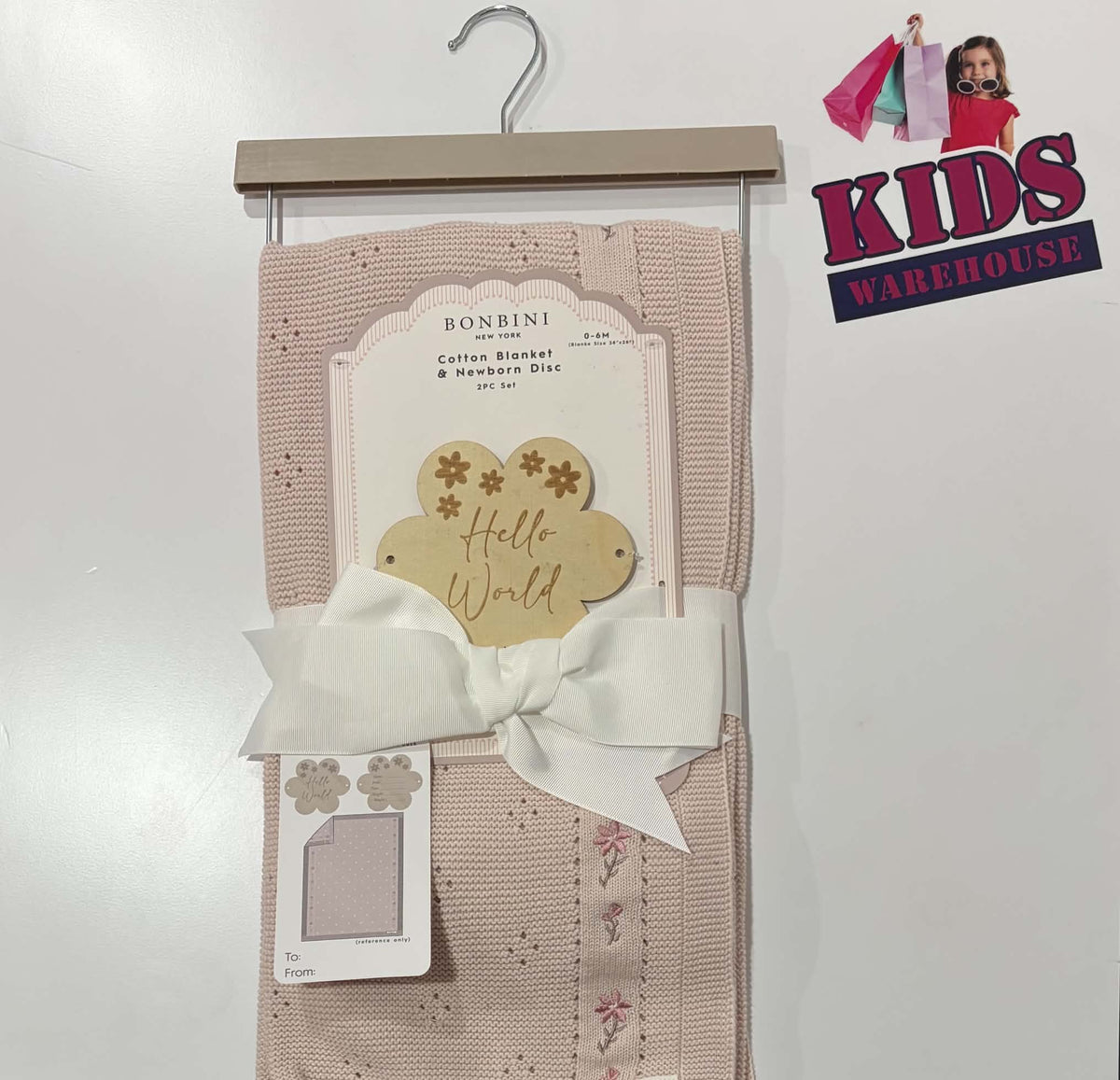 Not Used Bonbini Cotton Blanket & Newborn Disc