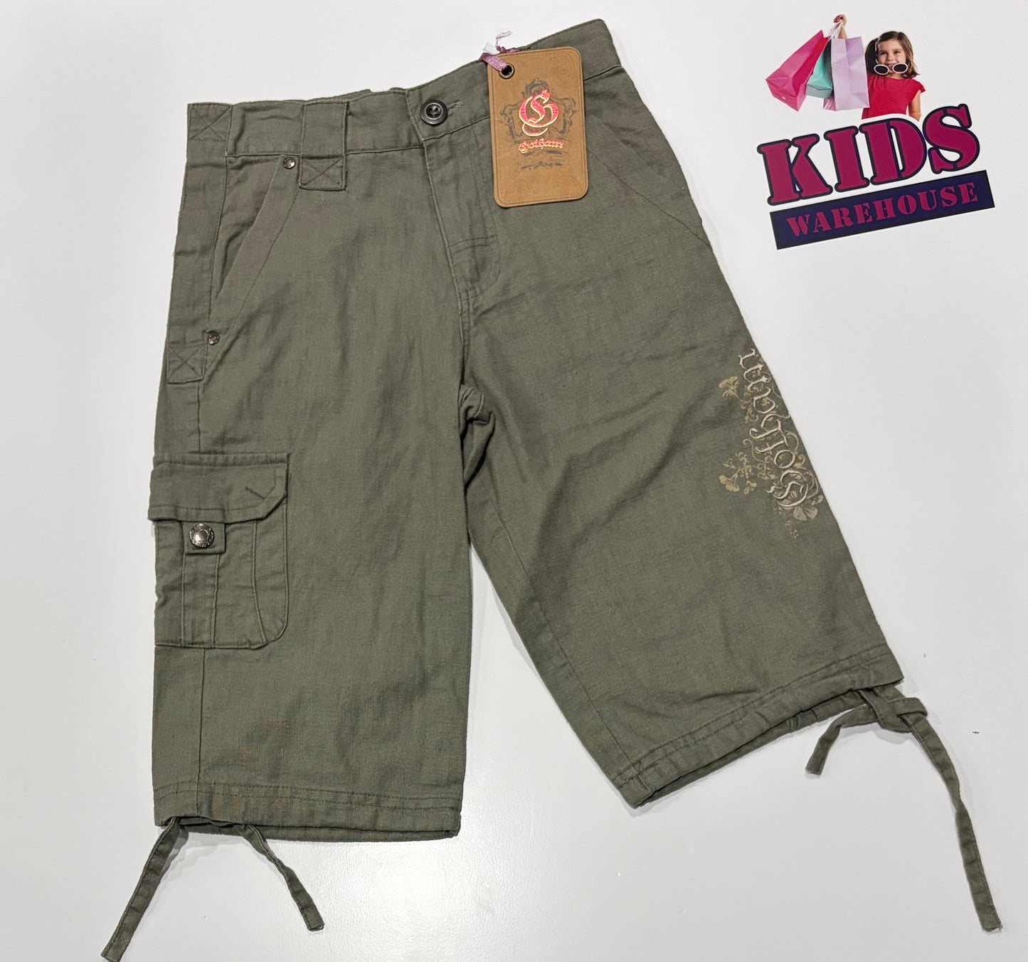 Not Used Gotham Green Cargo Shorts Size 4