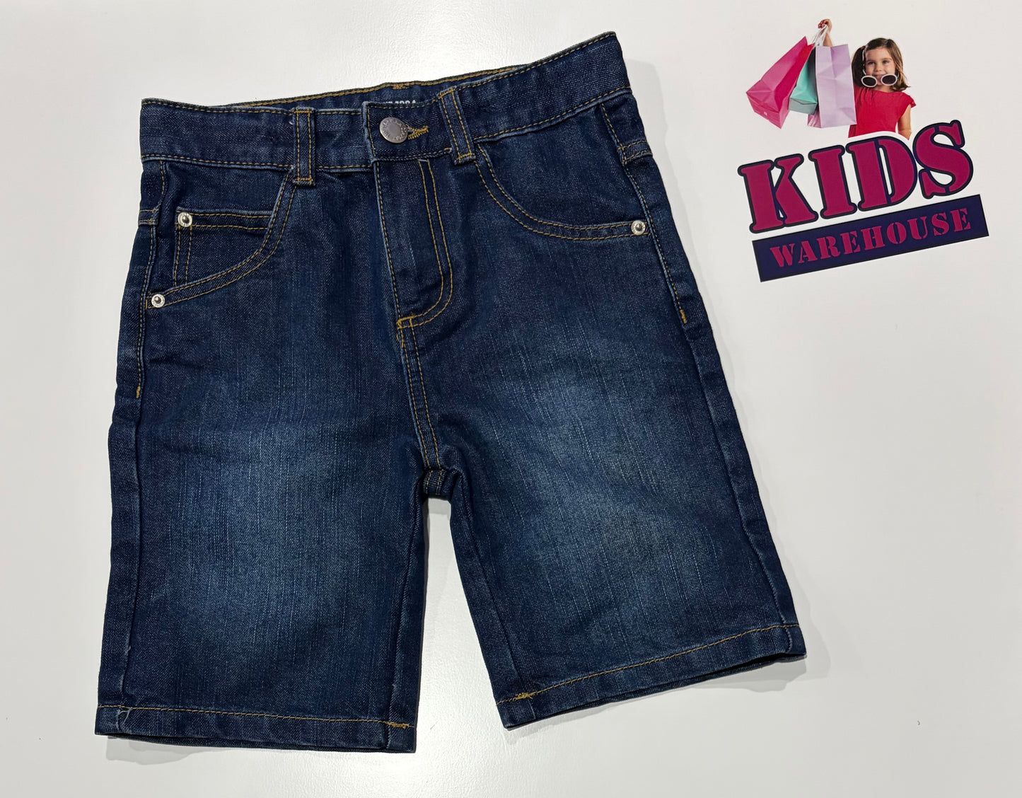 1964 Denim Company Dark Denim Shorts Size 7