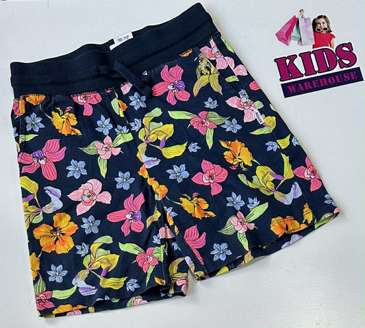 Bonds Dark Blue Shirts With Pink & Yellow Flower Pattern Size 6