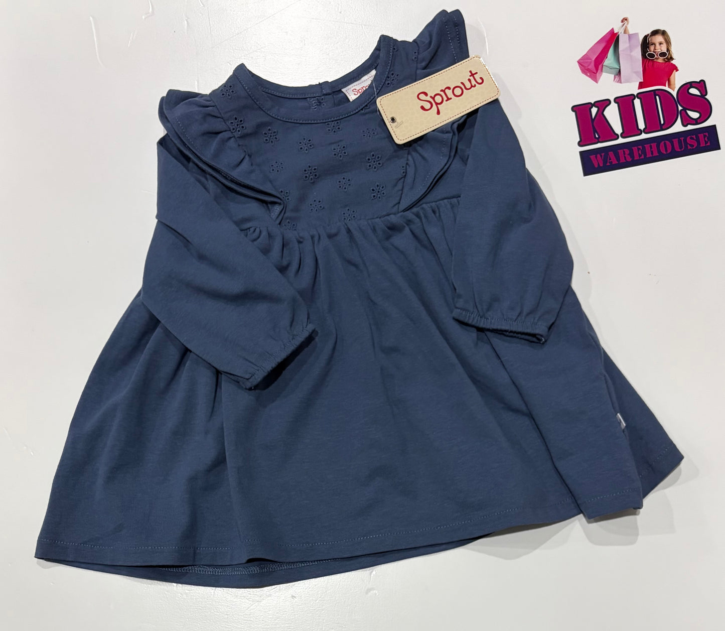 Not Used Sprout Navy Blue Dress Size 00