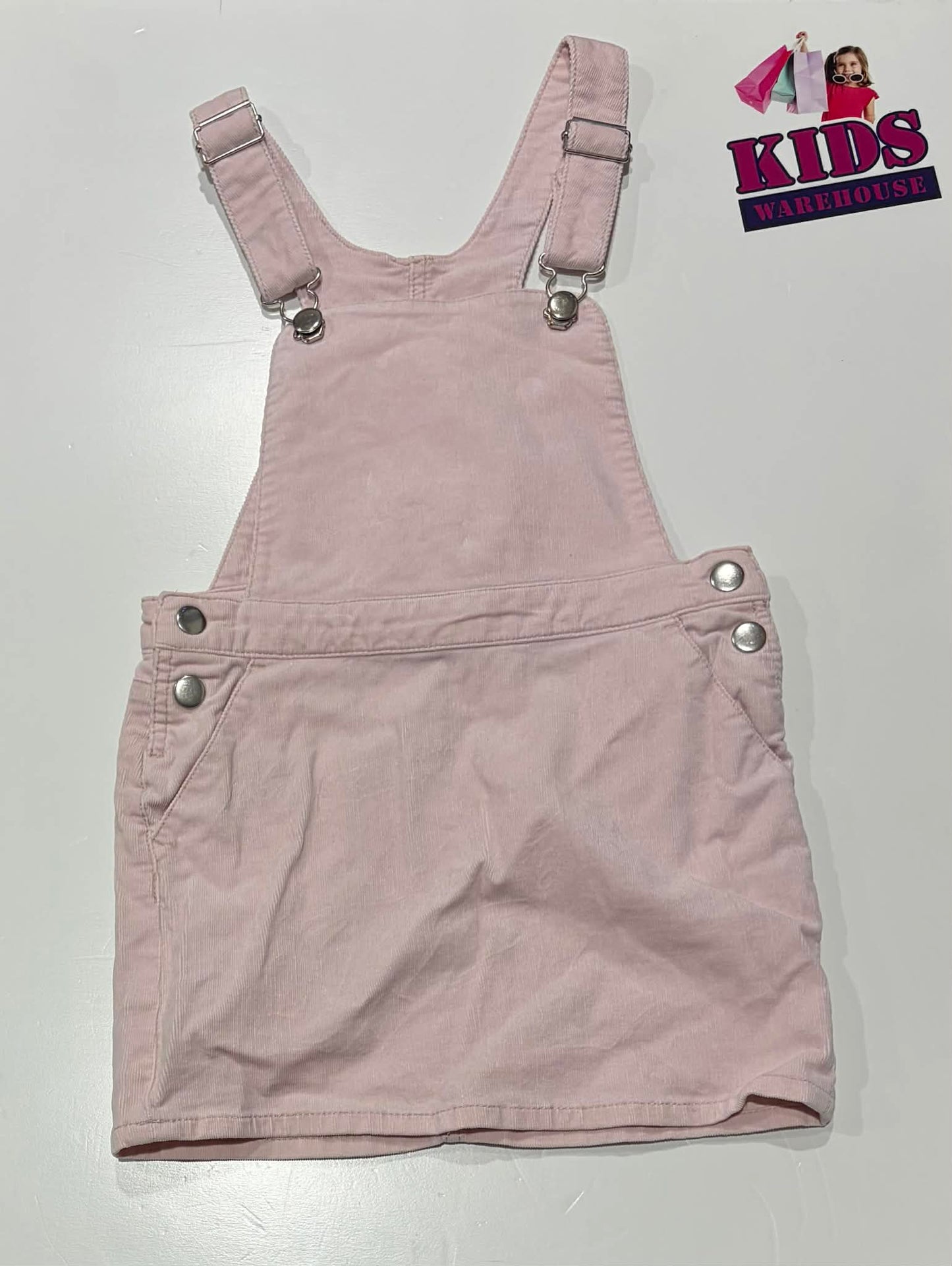 H&M Pink Denim Dress Size 8