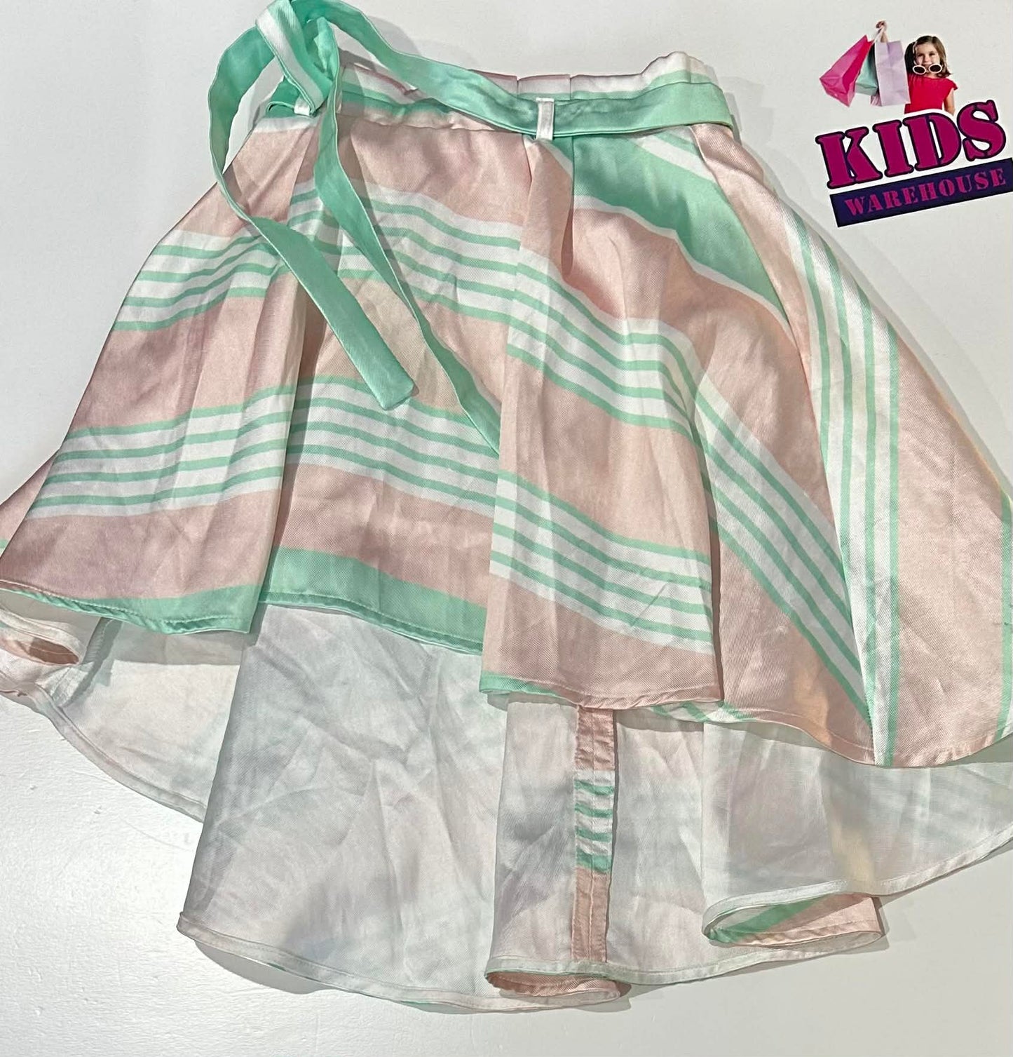 Relish Girl Pink & Green Skirt Size 6
