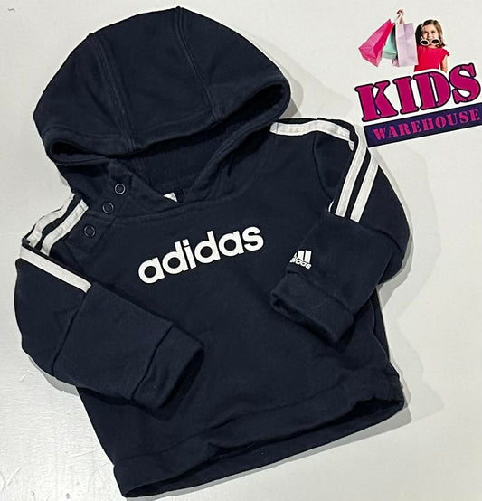 Adidas Black & White Hoodie Size 00