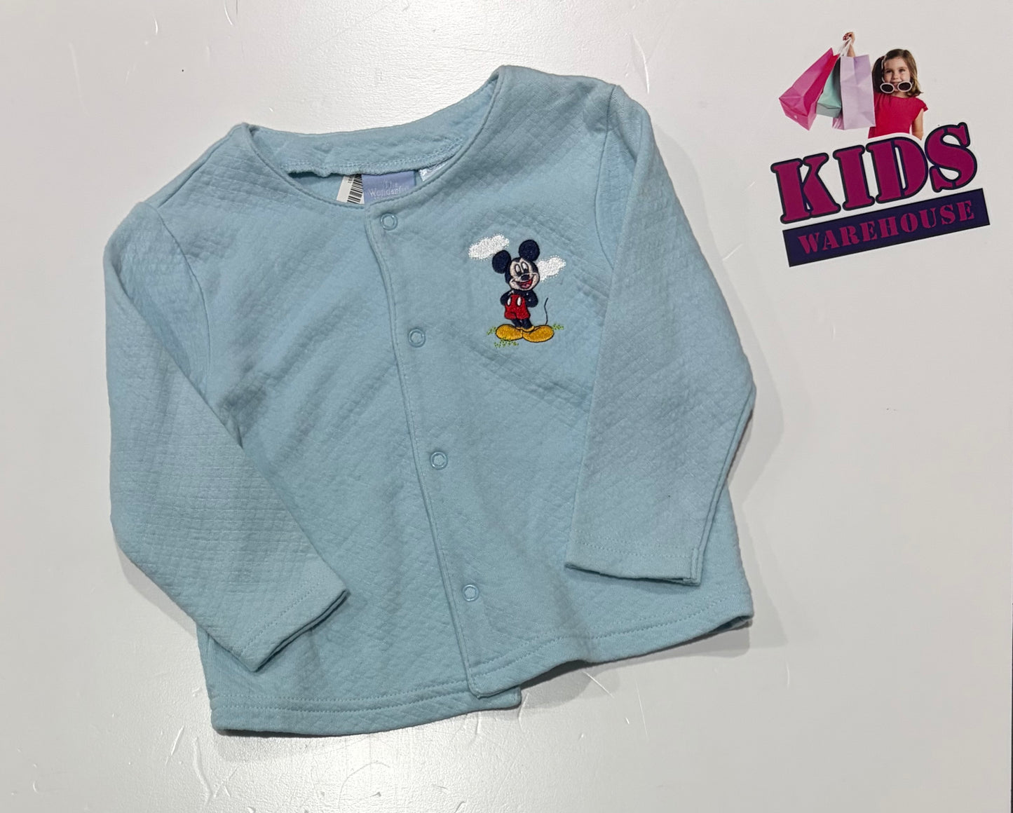 Disney Blue, Minnie Mouse Print Long Sleeve Top Size 1