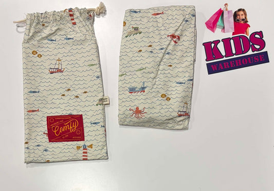 Goldie + Ace Ocean, Boat Themed Bassinet Sheet