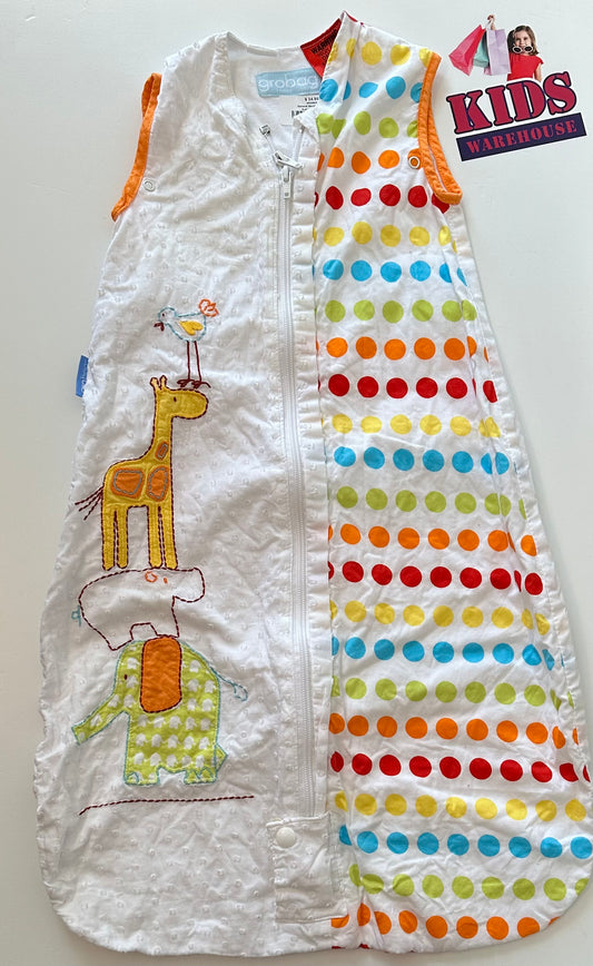 The Gro Company Giraffe & Polkadot Growbag Size 0-6 months Tog 1.0