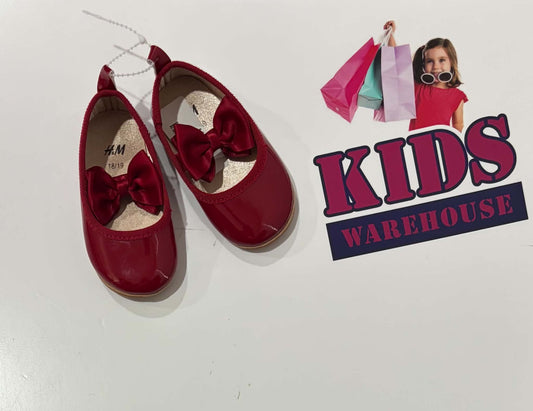 H&M Red Dress Shoes Size US4/UK3 (Toddler)