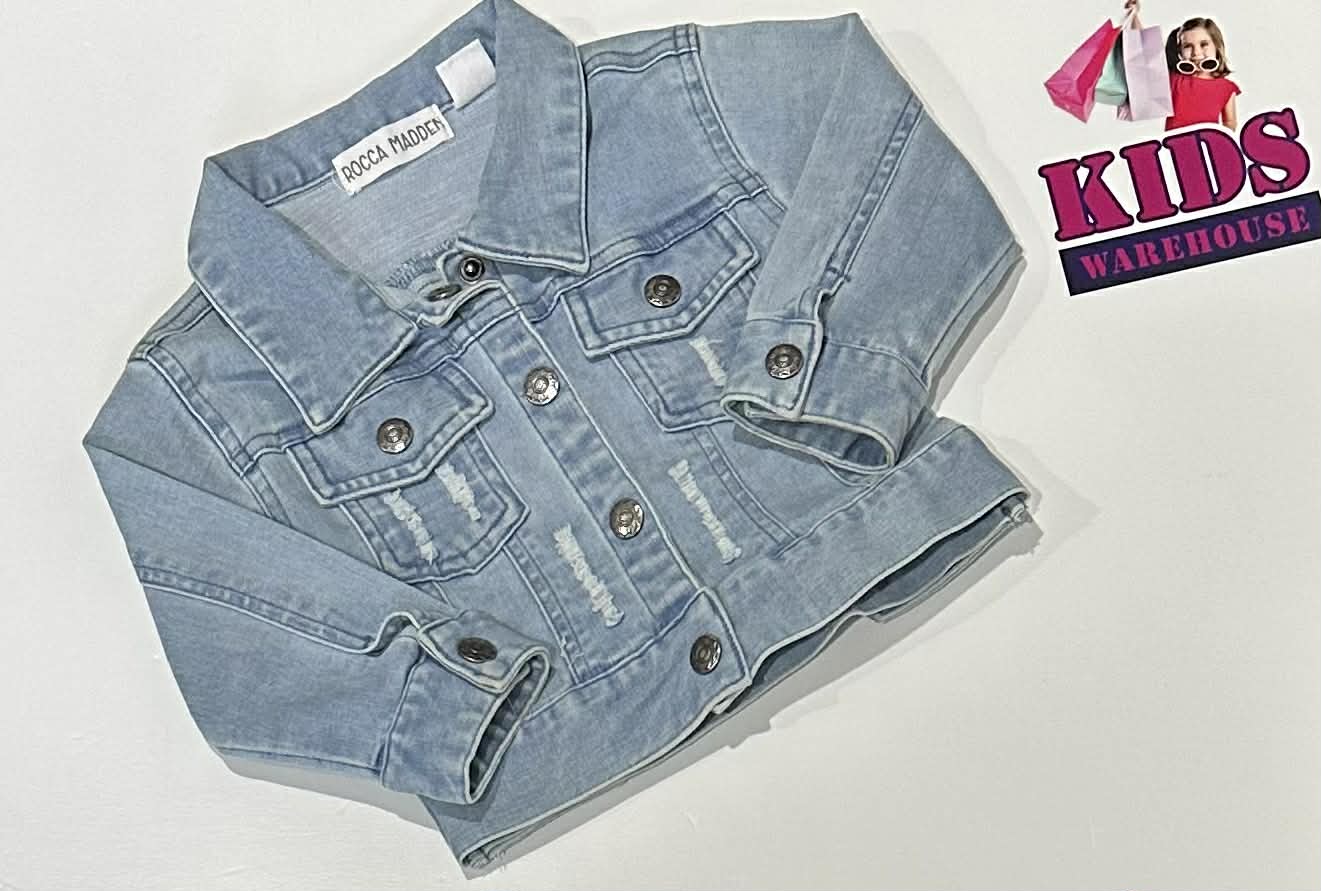 Rocco Madden Blue Denim Jacket Size 0