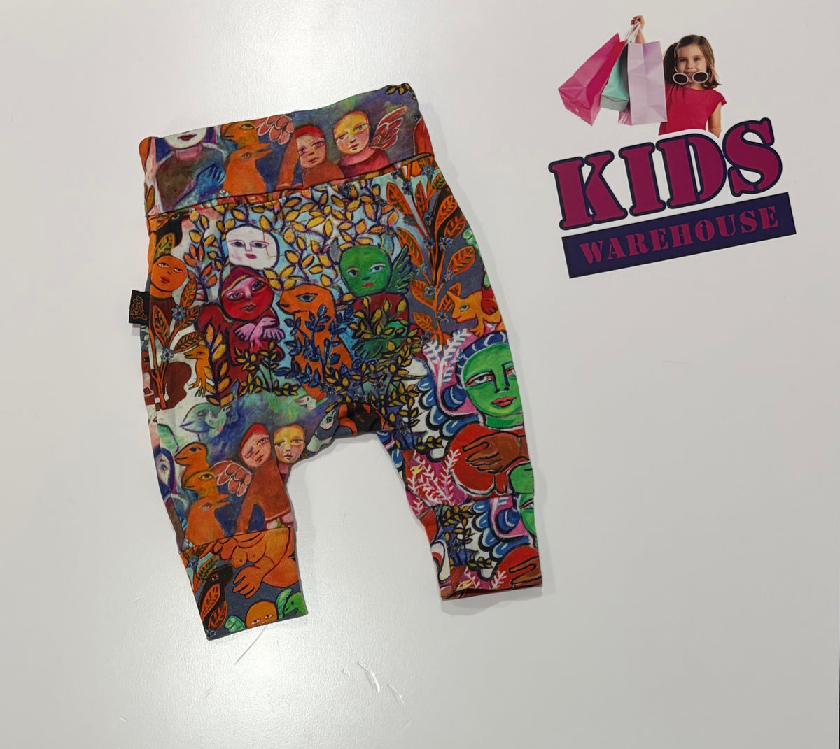 KP&CO Art Print Pants Size 000