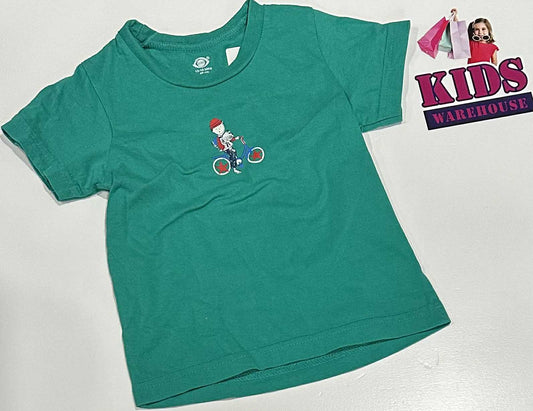 Zero Green Top With Bike Print Size 1