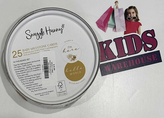 NEW Snuggle Hunny 25 Lion Print Milestone Cards (Complete)