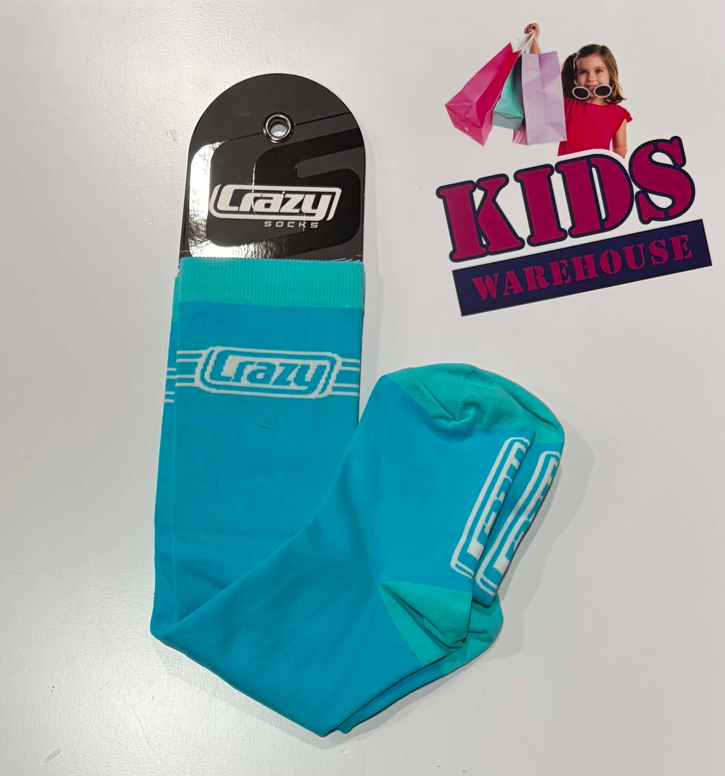 Not Used Crazy Socks Blue