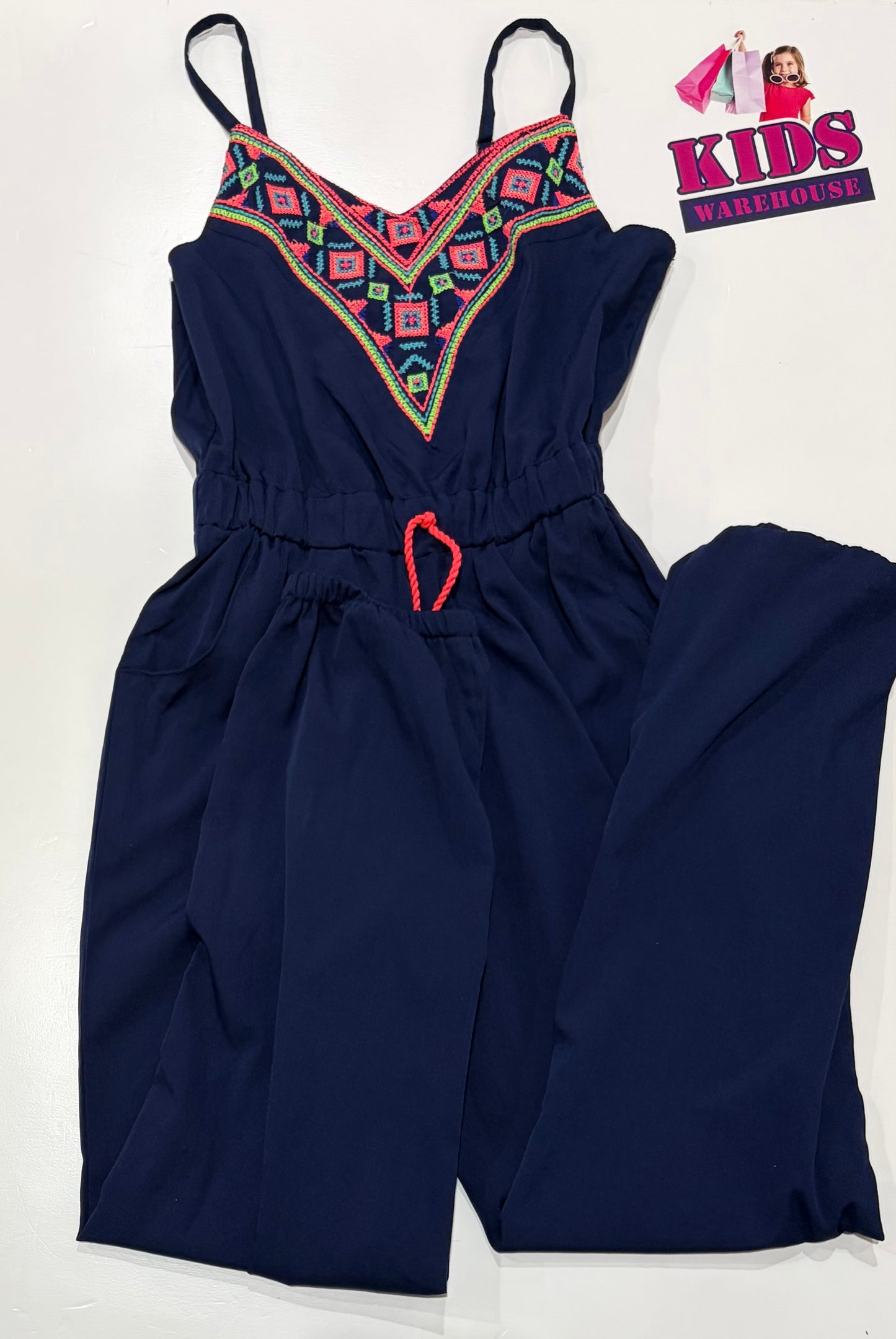 Japna Kids Navy Blue Sleeveless One Piece Size 7