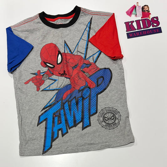 Marvel Grey, Spiderman Print Top Size 11