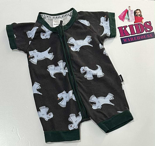 Bonds Black & Blue Bodysuit Size 000