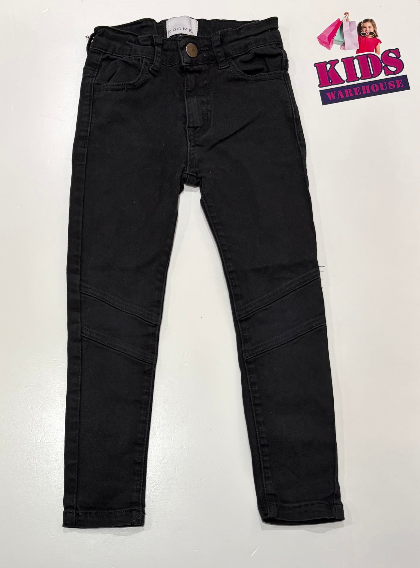 Krome Black Jeans Size 4