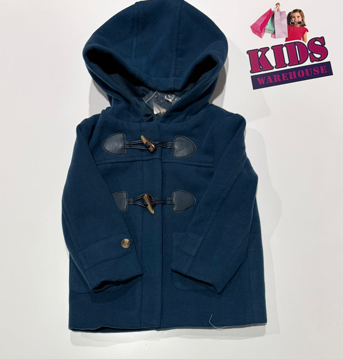Not Used Sprout Blue Hooded Coat Size 1