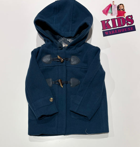 Not Used Sprout Blue Hooded Coat Size 1