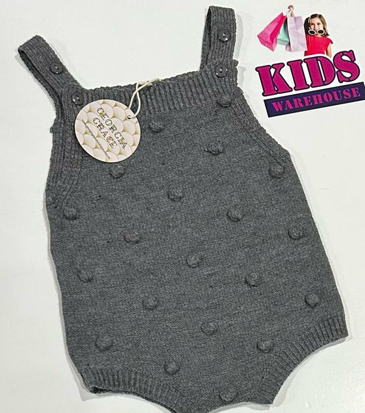New Georgia Grace Grey Bodysuit Size 1