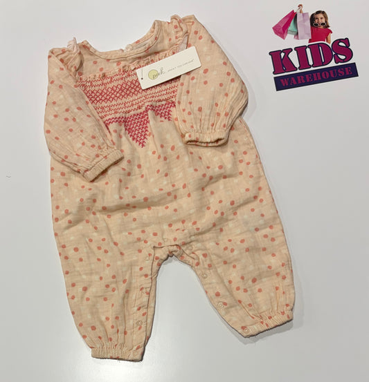 Not Used Peek Pink, Polka Dot Print Jumpsuit Size 0