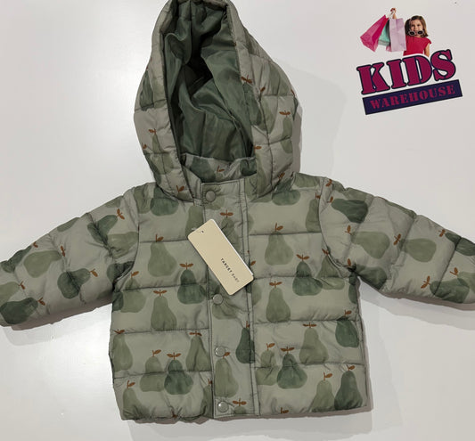 Target Green, Pear Pring Puffer Jacket Size 0