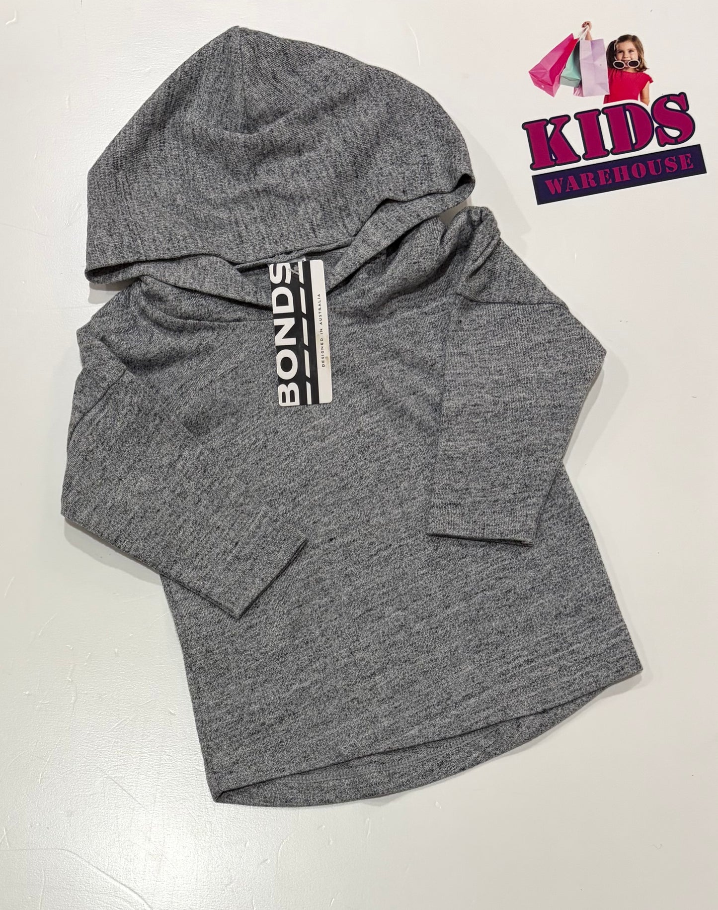 Not Used BONDS Grey Hoodie Size 00 (3-6 Months)