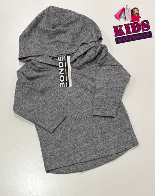 Not Used BONDS Grey Hoodie Size 00 (3-6 Months)