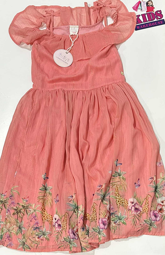 New Tutu & Tambourines Pink Dress Size 9