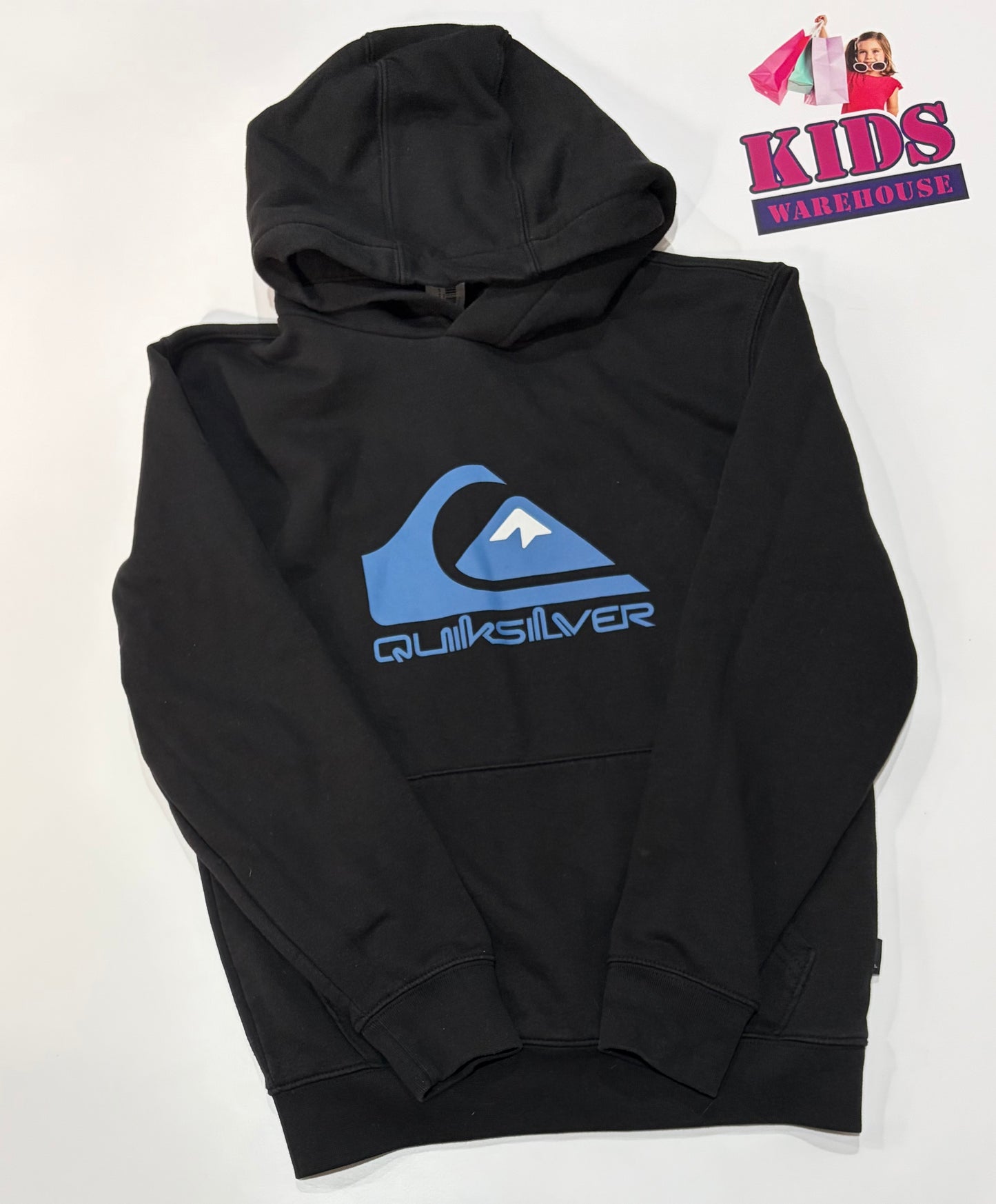 Quiksilver Black Hoodie Size 10