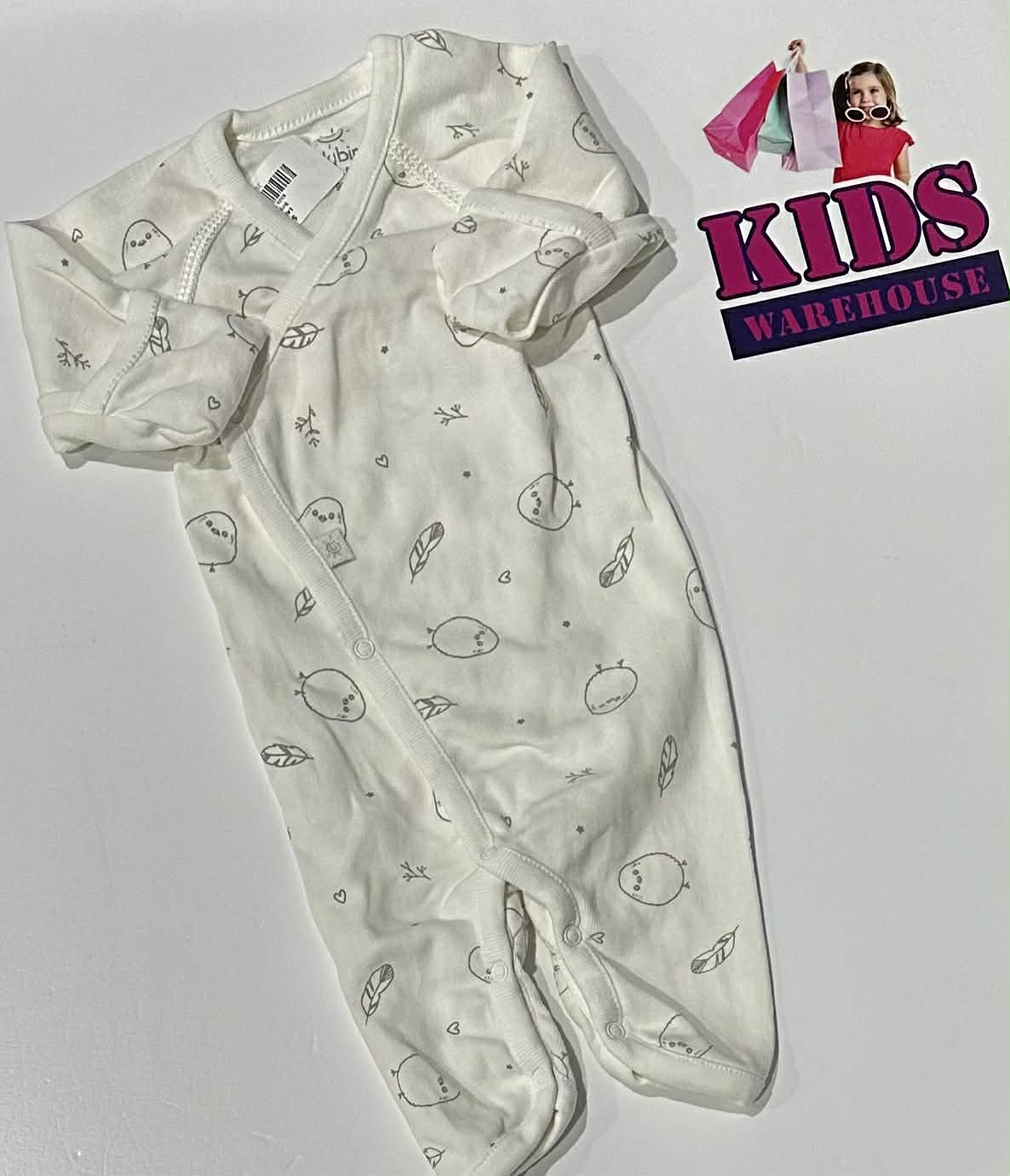 Premmie Early Birds White Jumpsuit Size 00000