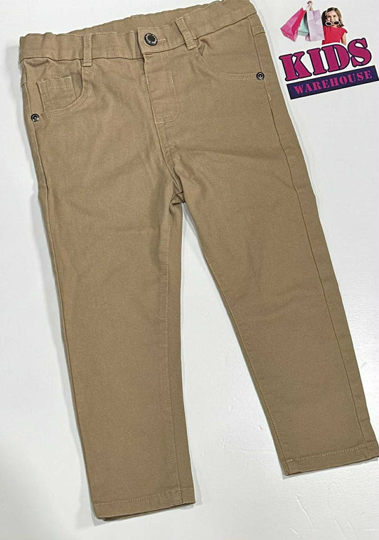 PureBaby Brown Jean Pants Size 4