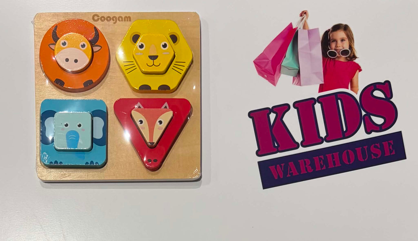 Coogam Wooden Sorting & Stacking Puzzle