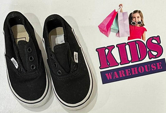 Vans Black Sneakers Size 4 (Toddler/Child)