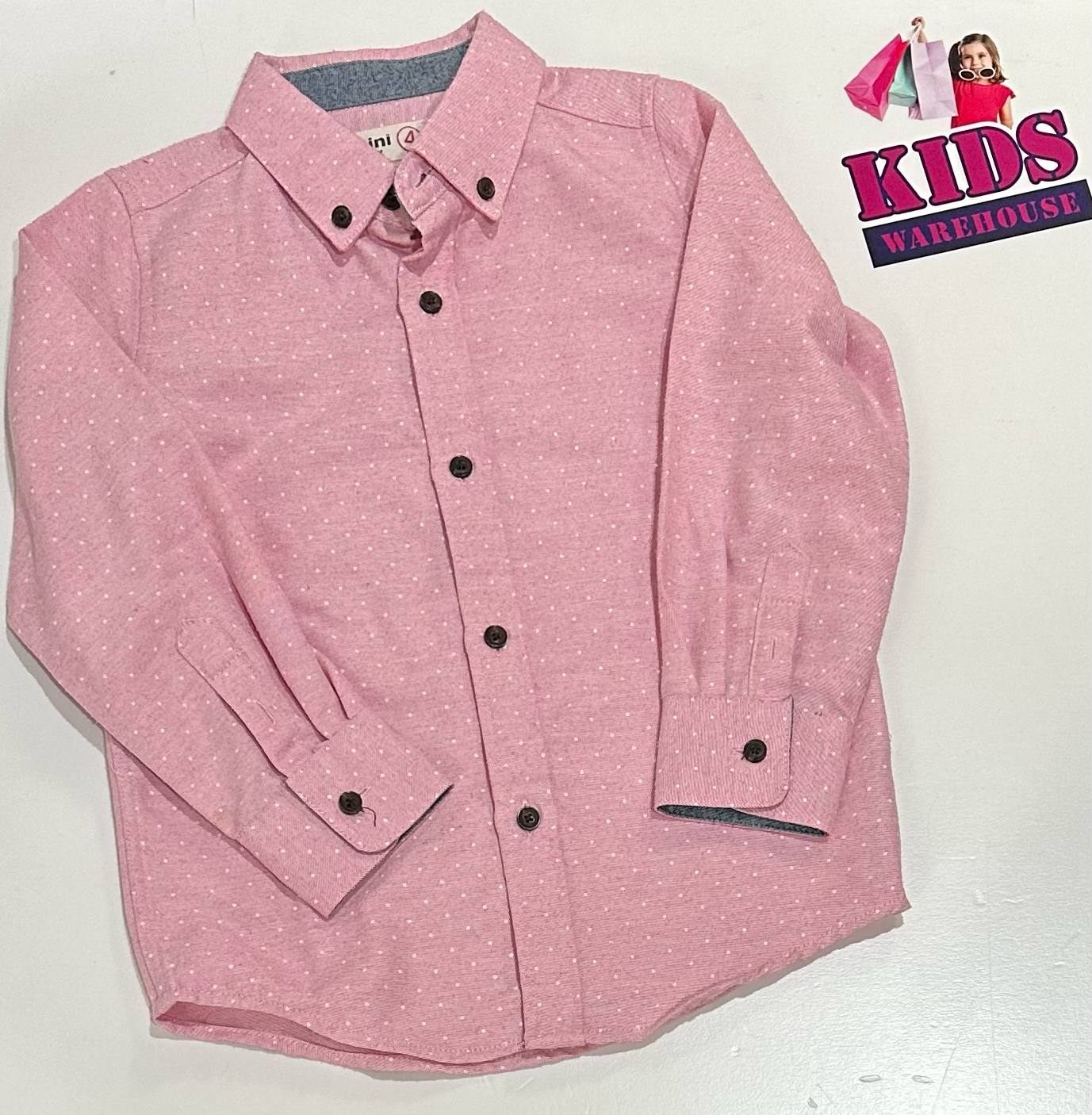 Mini Moley Pink Long Sleeve Top Size 4