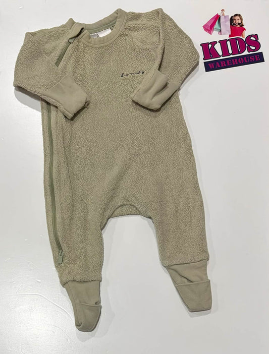 Bonds Green Fluffy Jumpsuit Size 00